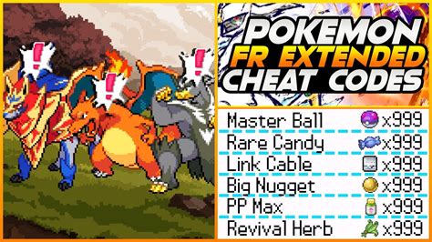 codebreaker codes for pokemon fire red|Pokemon FireRed Version .